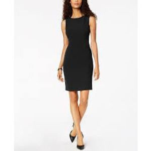 Kasper Black Sleeveless Sheath Dress - Size 2P - Work Dress